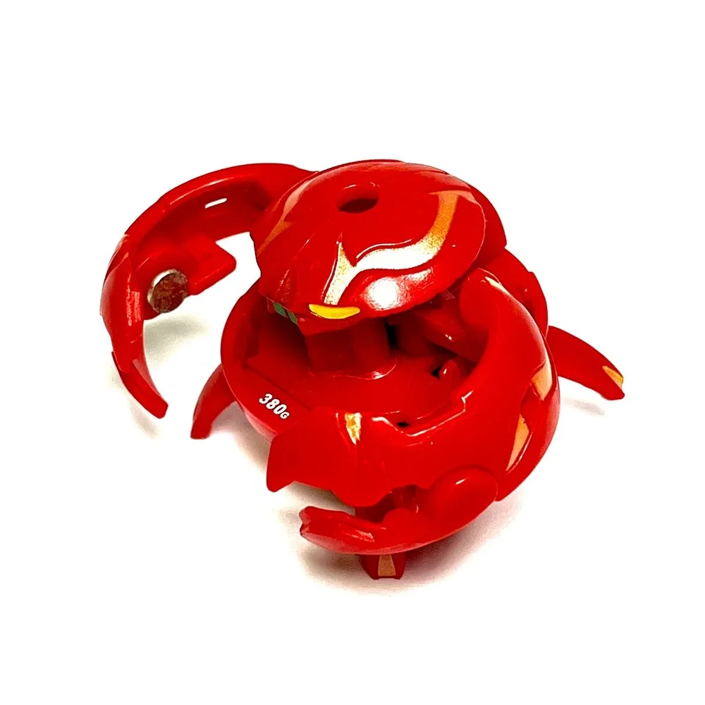 Bakugan Battle Brawlers B2 Red Pyrus Terrorclaw 380G Spin Master Vintage